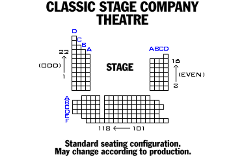 Classic Stage Seating Chart