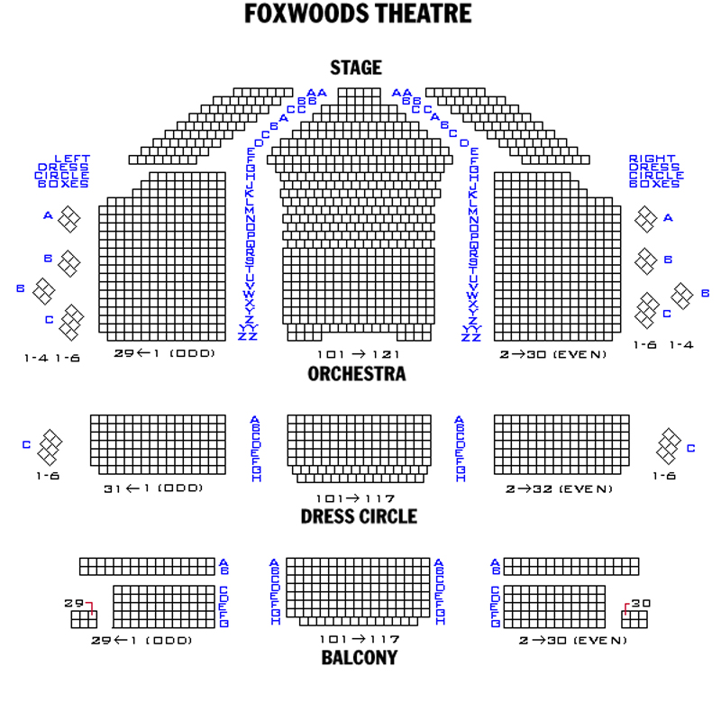 Foxwoods Theatre Seating Chart- Theatre In New York