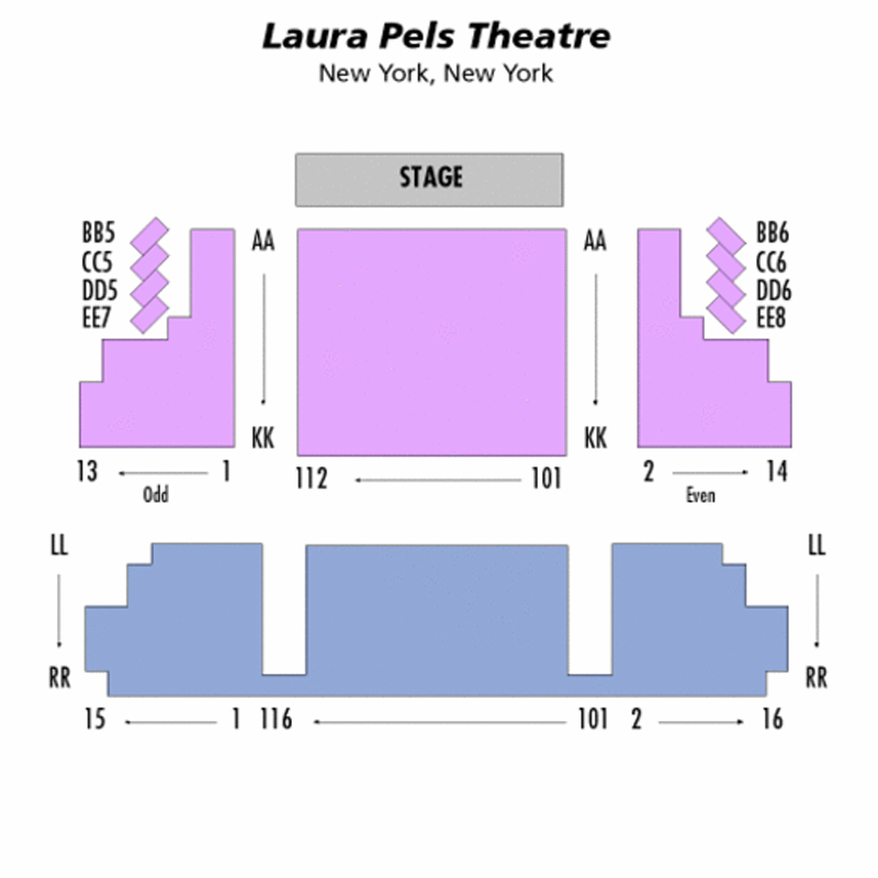 Pels Theater Seating Chart