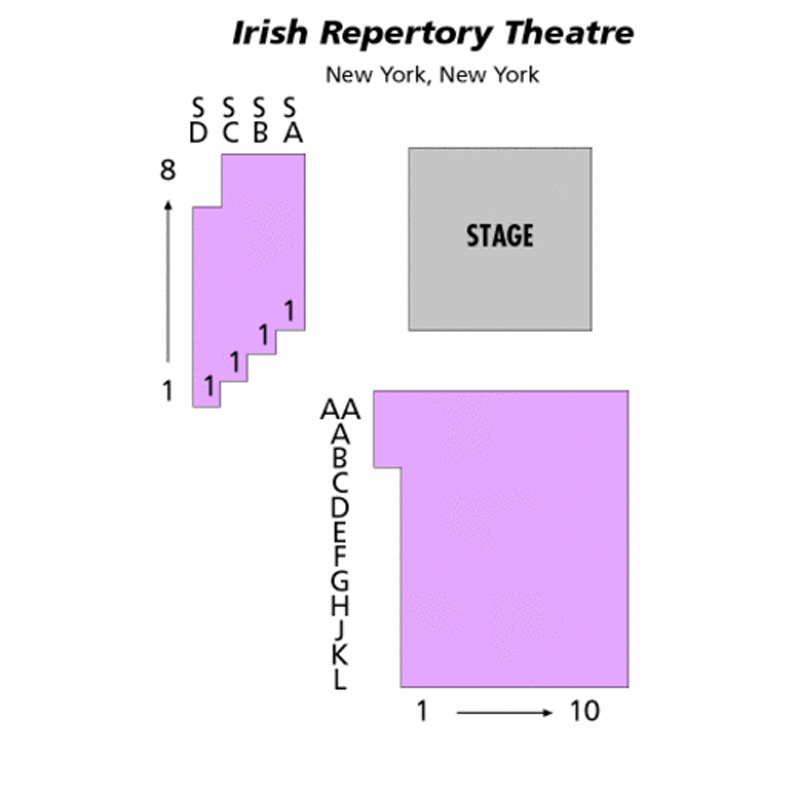 Irish Repertory Theatre Seating Chart