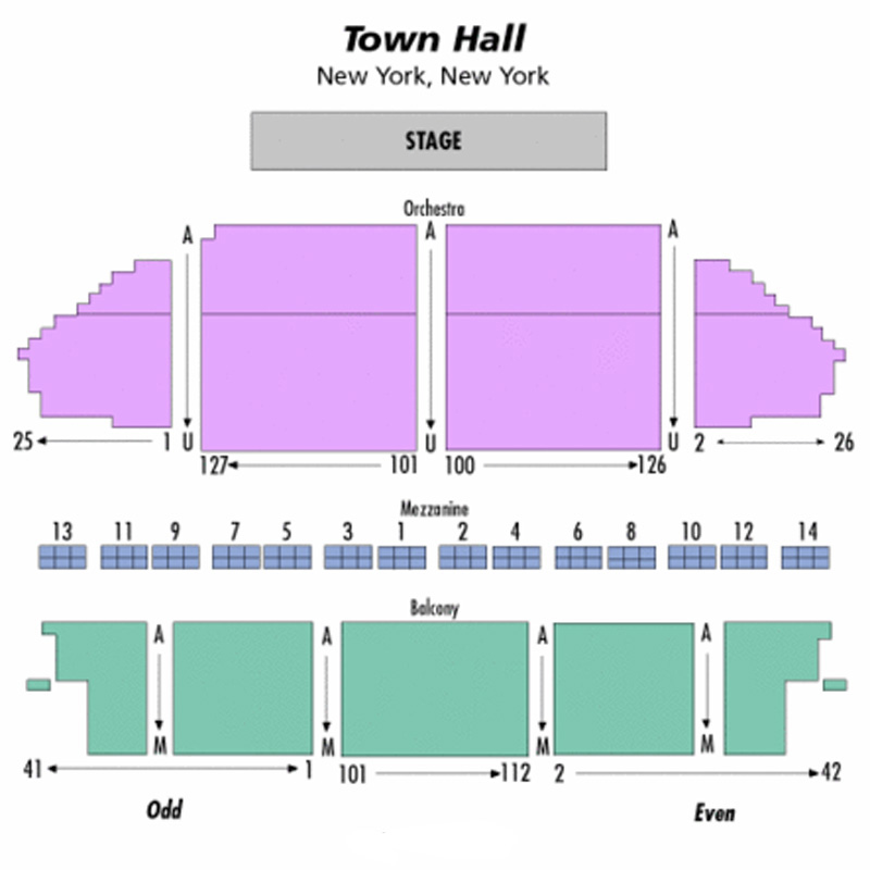 town hall ny seating chart - Part.tscoreks.org