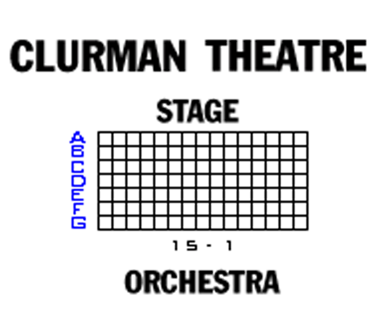 Clurman Theatre Seating Chart