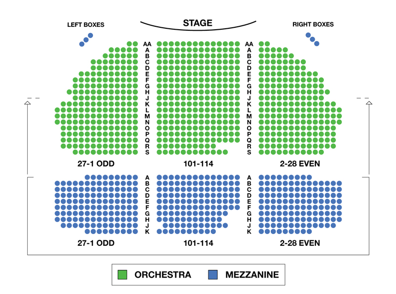 Gerald Schoenfeld Theatre Seating Chart