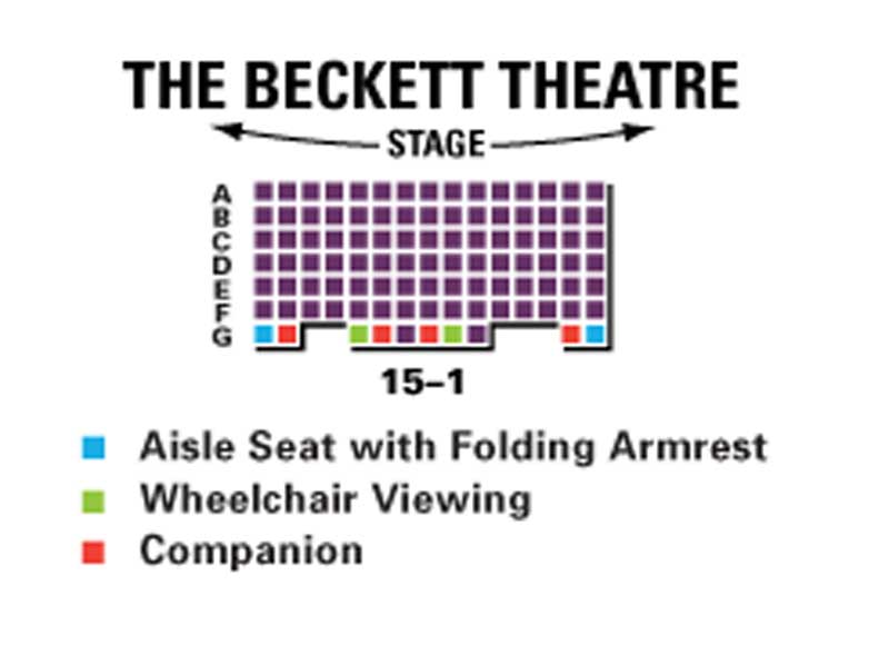 The Beckett Theatre Seating Chart